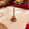Brass Floral Meenakari Pooja Thali 