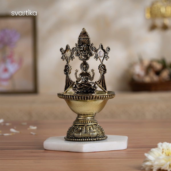 Tirupati Balaji Lakshmi brass Diya