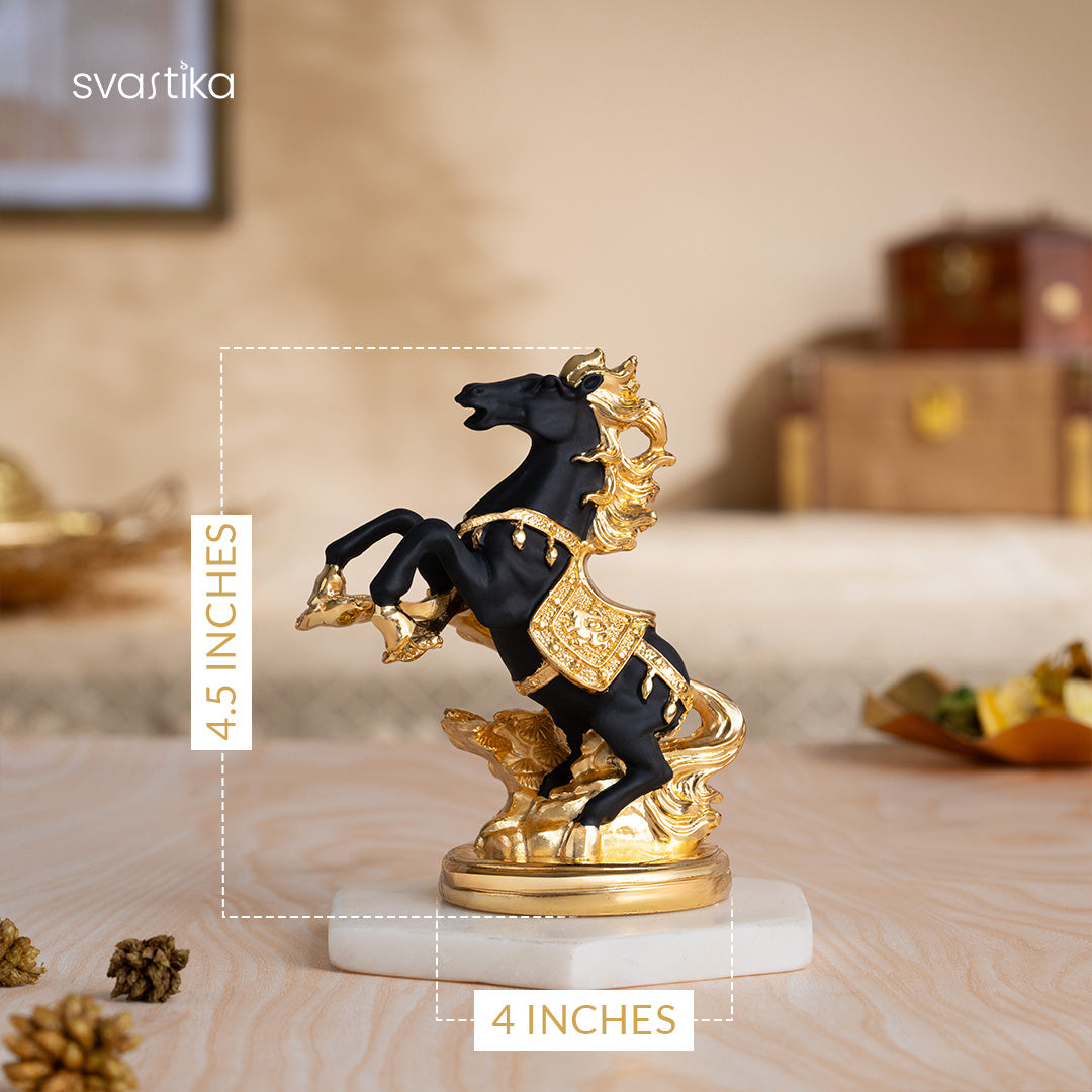 Feng Shui Knight black Horse 