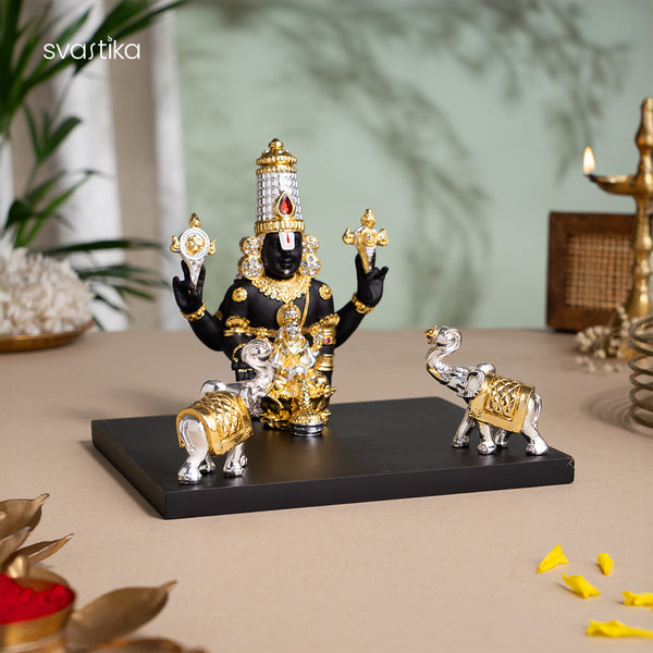 Gajalakshmi Tirupati Balaji idol