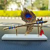 Lord Krishna's Flute & Feather Idol for Car Dashboard 
