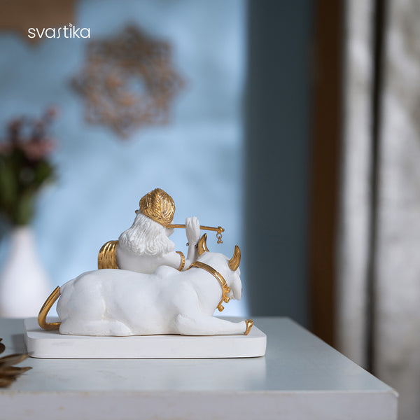Lord Krishna With Cow statue