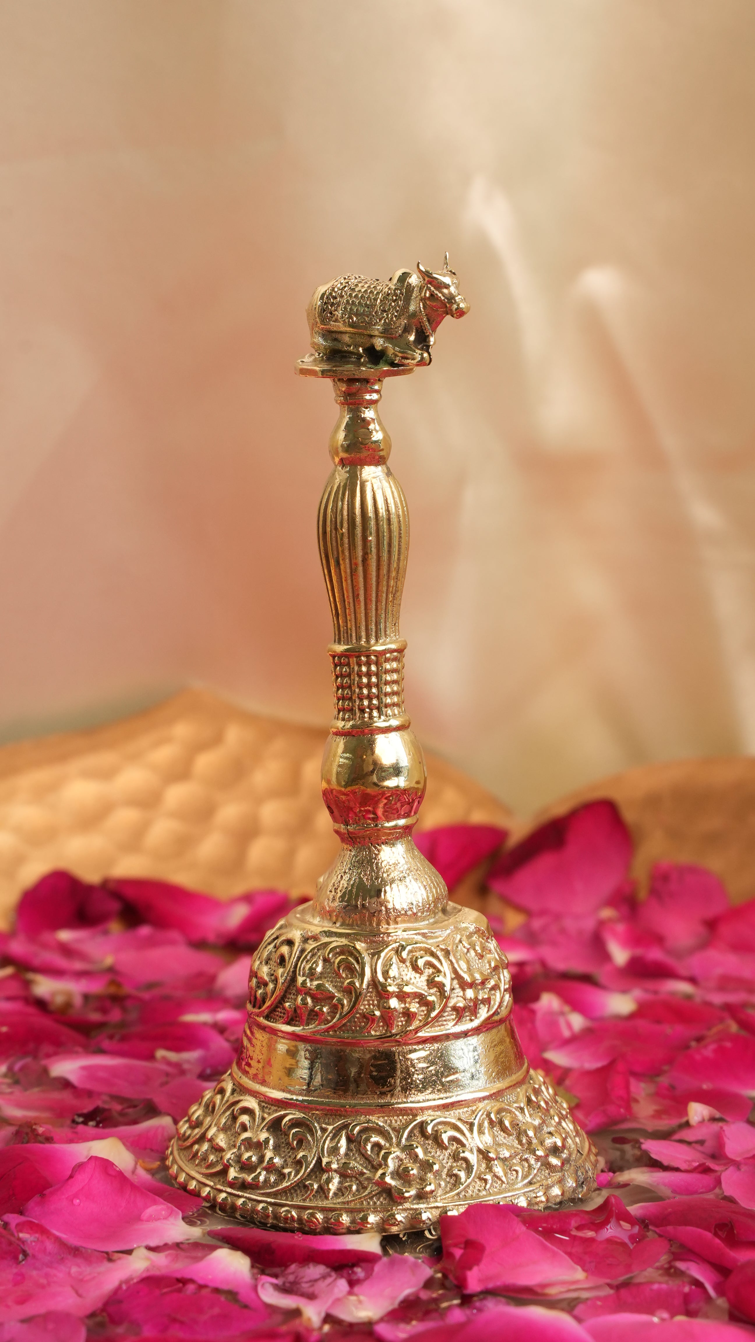 Nandi Brass Bell - 4.5"