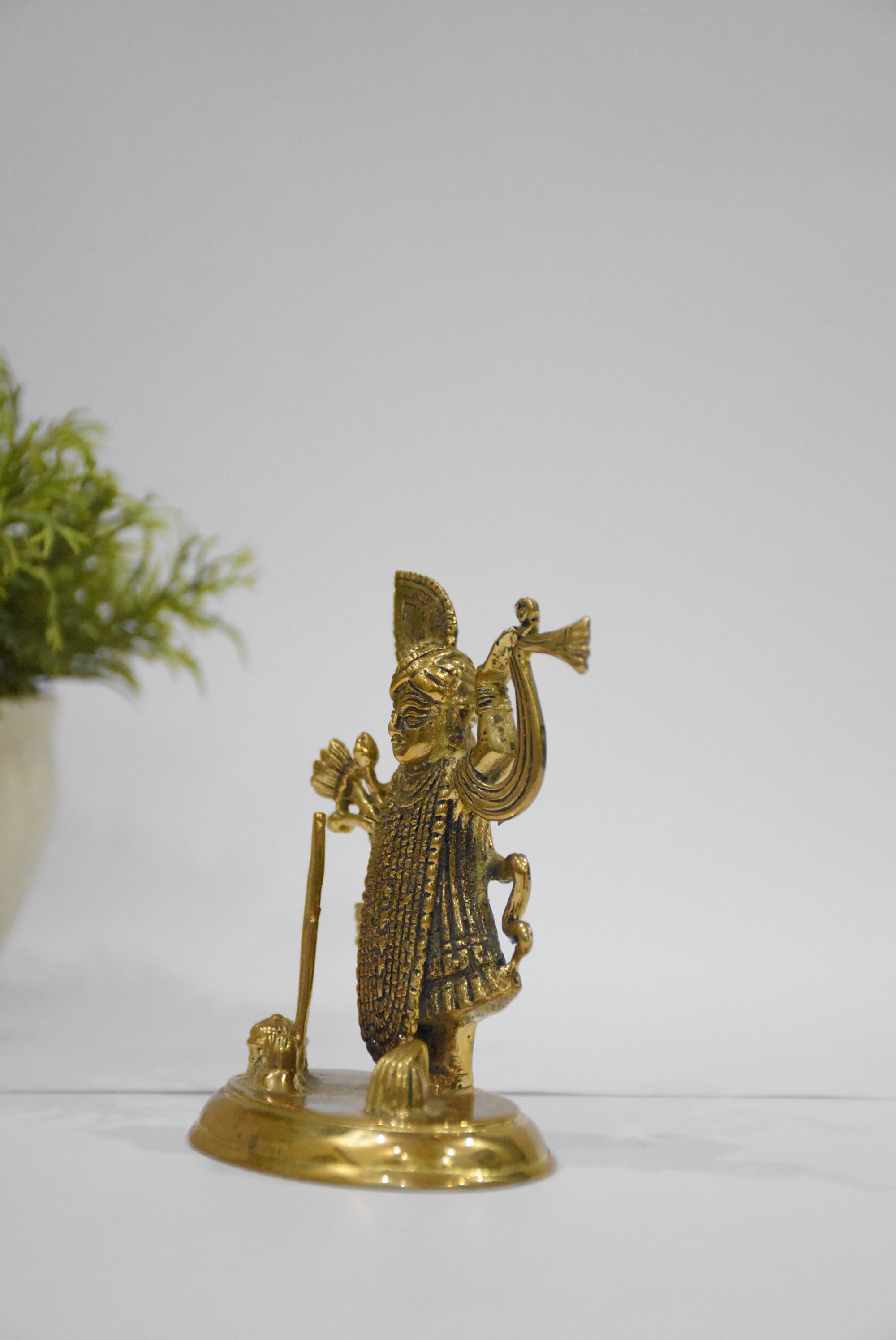 Brass Shreenath ji - 3.25"