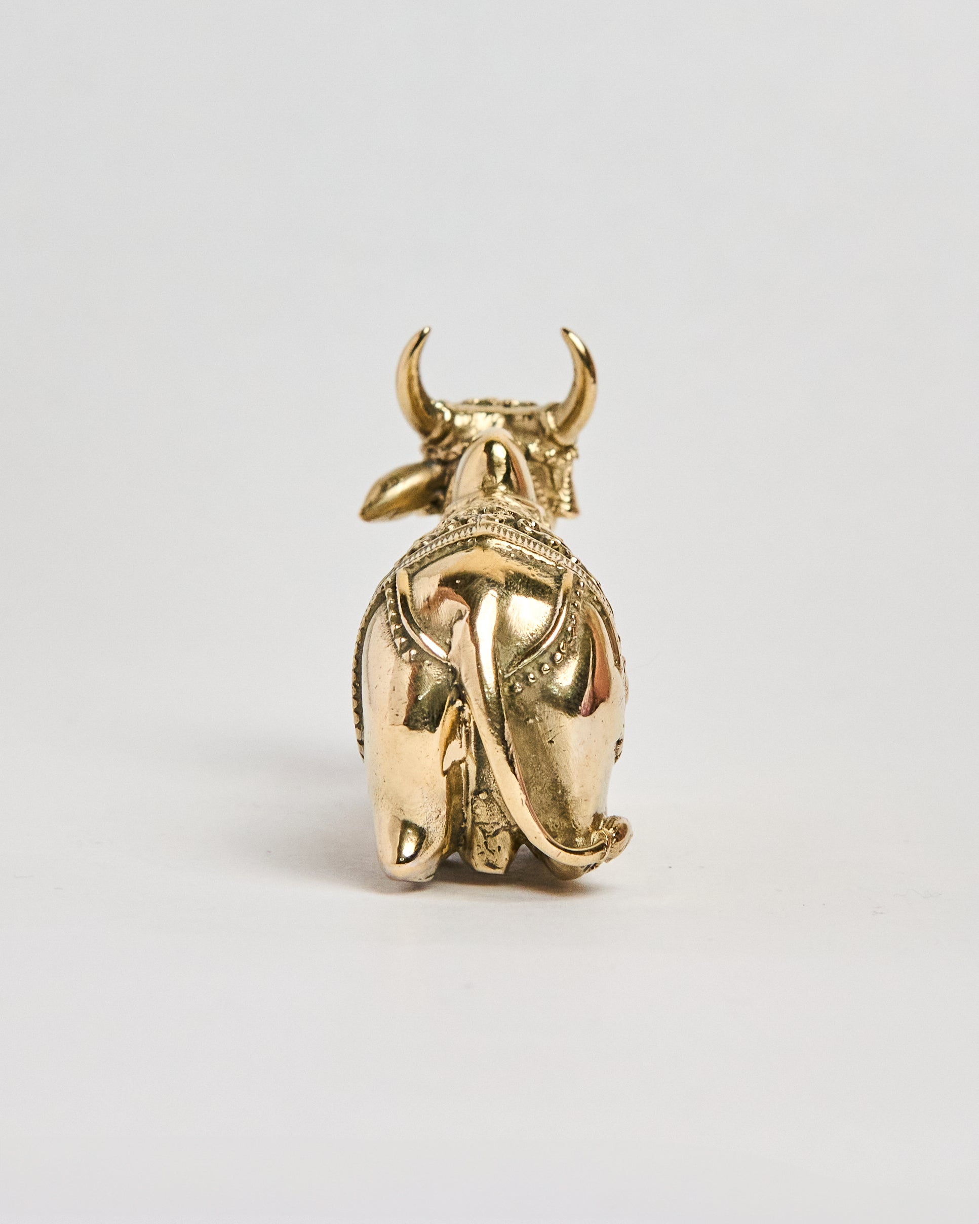 Brass Nandi Statue  | Sacred Bull of Shiva for Devotion & Strength