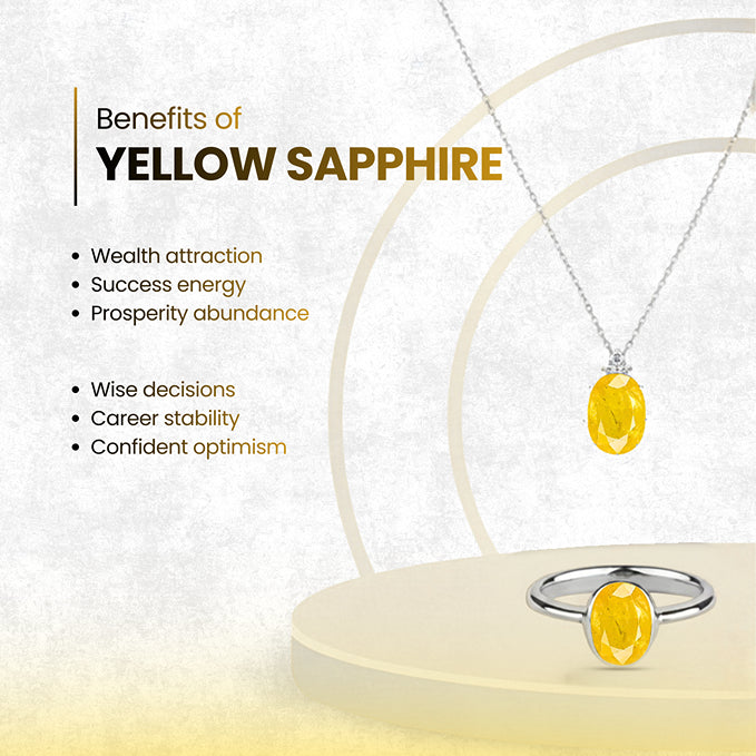 Gemstone: Natural Yellow Sapphire (Pukhraj)