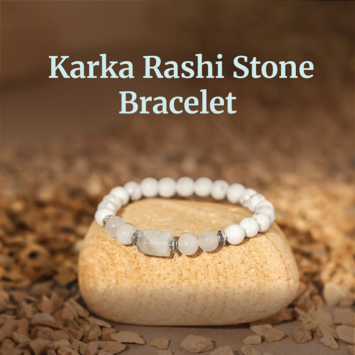 Howlite Bracelet (Karka Rashi) Cancer