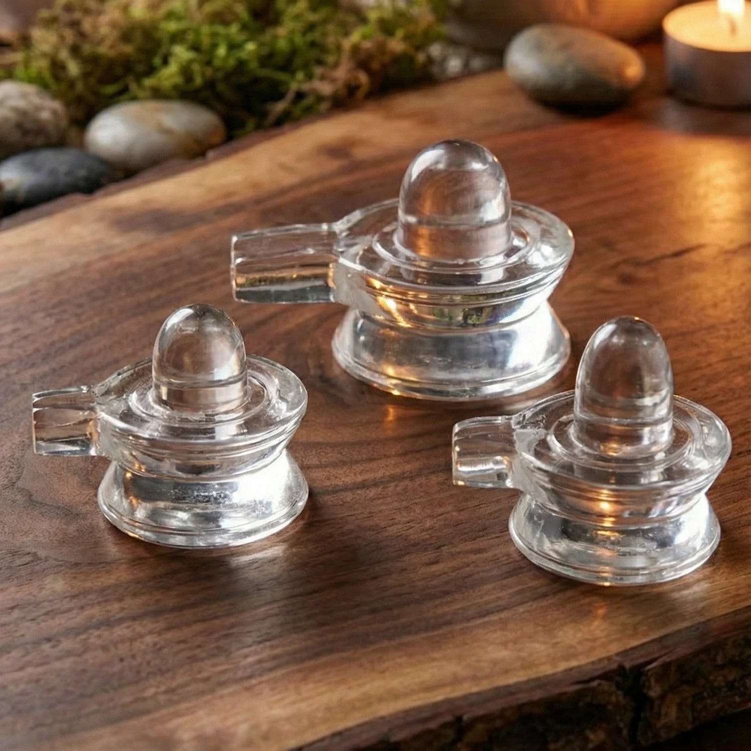 Clear Quartz Shivling