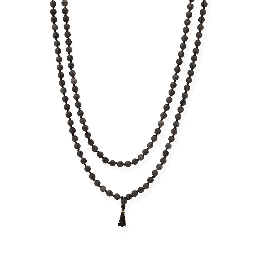 Lava Stone 108 Beads Jaap Mala