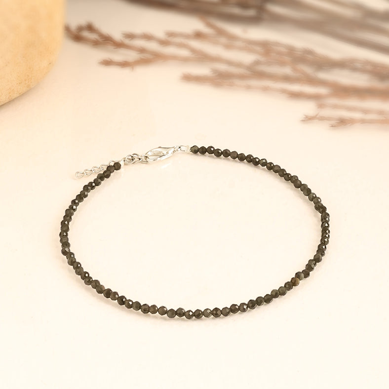 Black Tourmaline Anklet