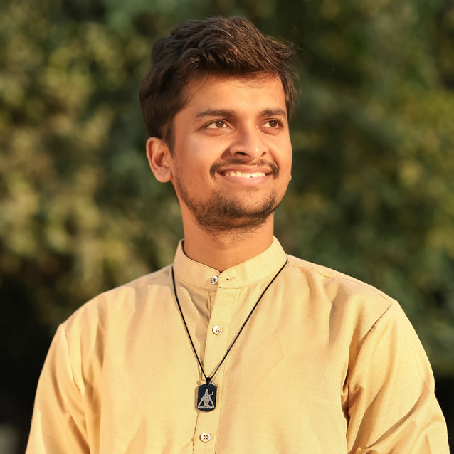 Oxidized Black Mahadev Engraved Pendant