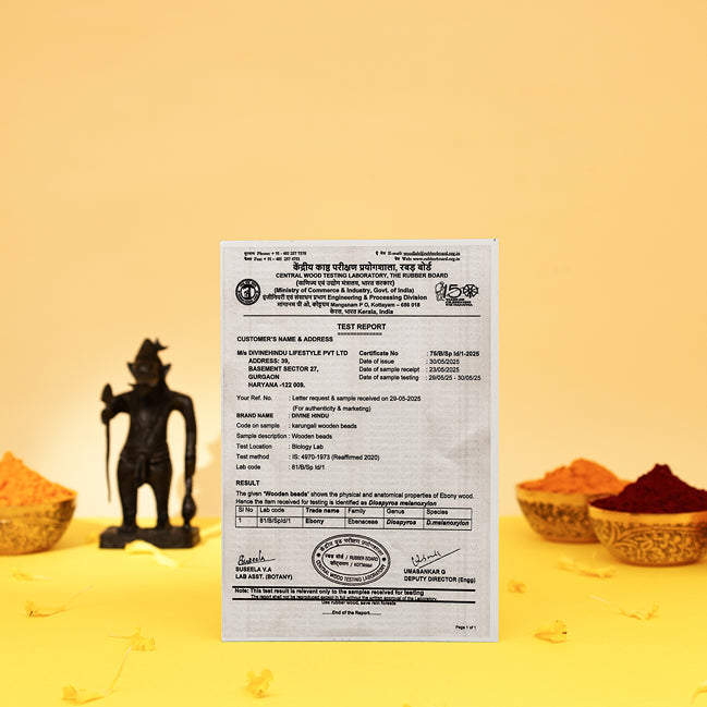 Divine Hindu Lord Varaha Swamy Karungali Idol with Certificate