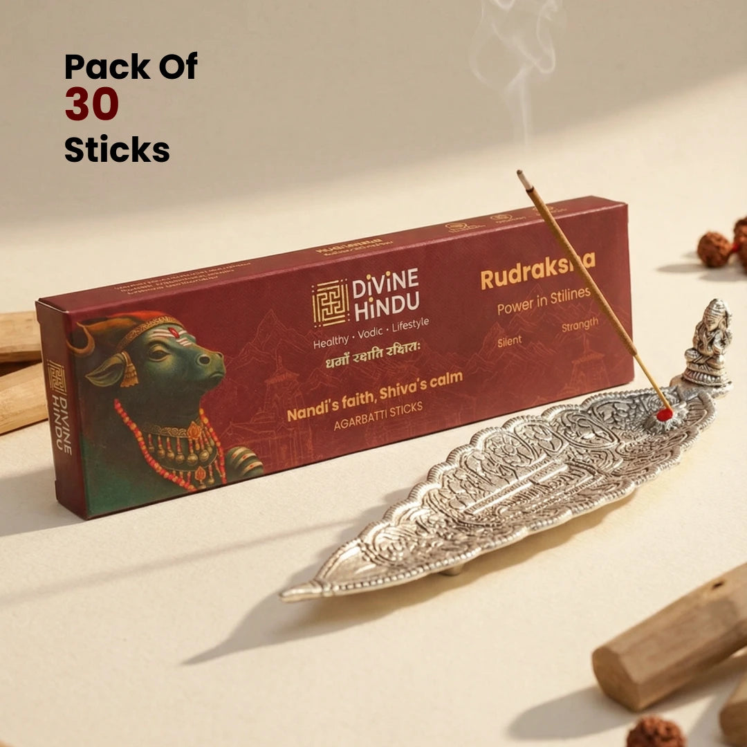 Rudraksha Agarbatti & Agarbatti Stick Holder