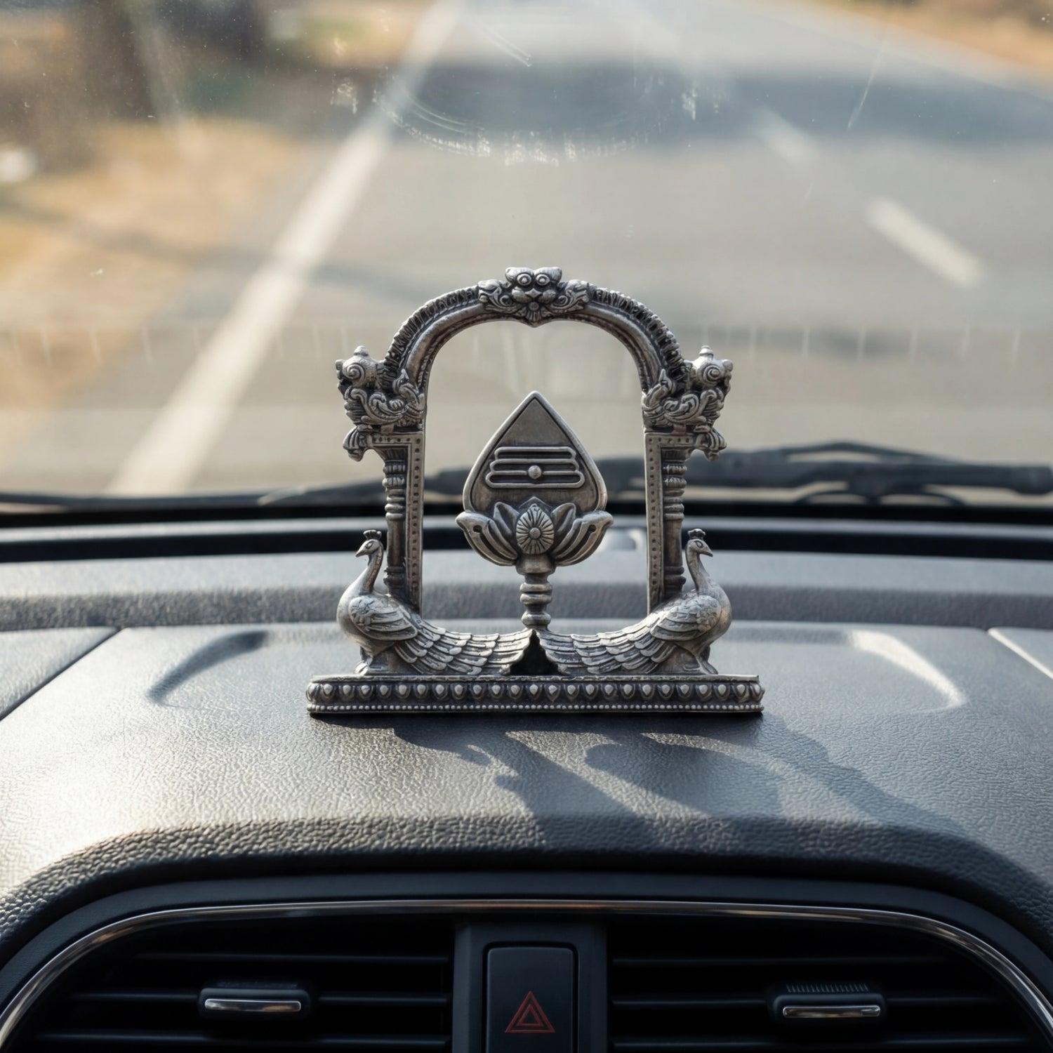 Vel Peacock Throne | Decor for Home Temple, Car & Office