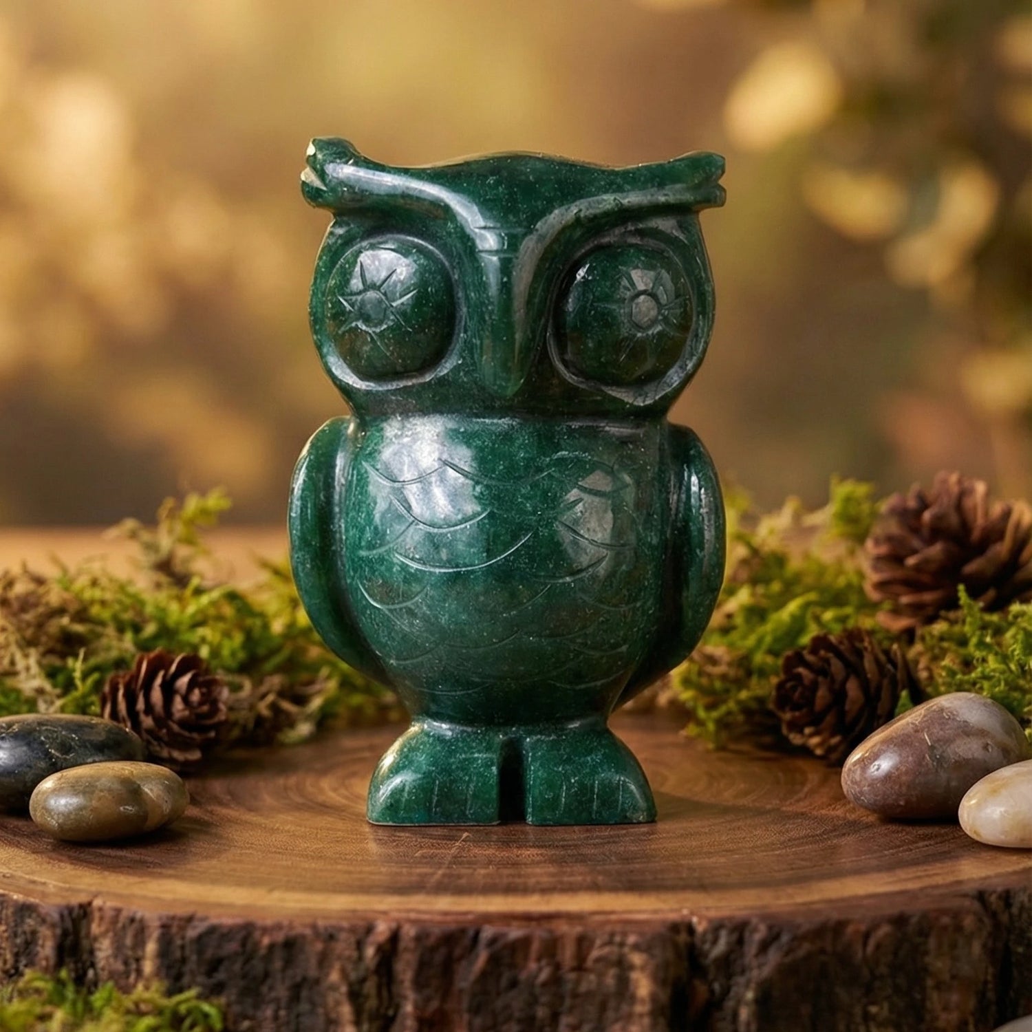 Green Jade Owl