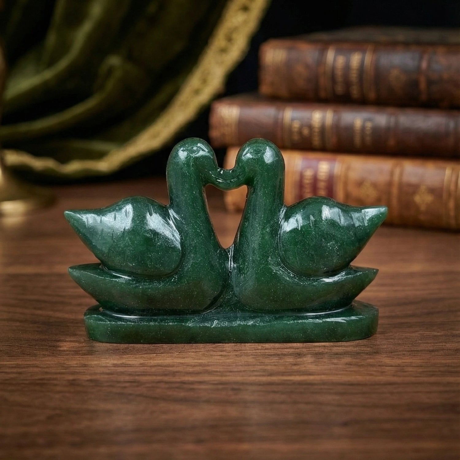 Green Jade Swan