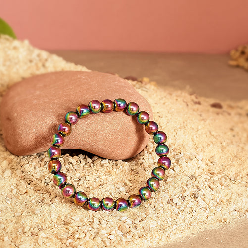 Hematite Aura Stone Bracelet Creative