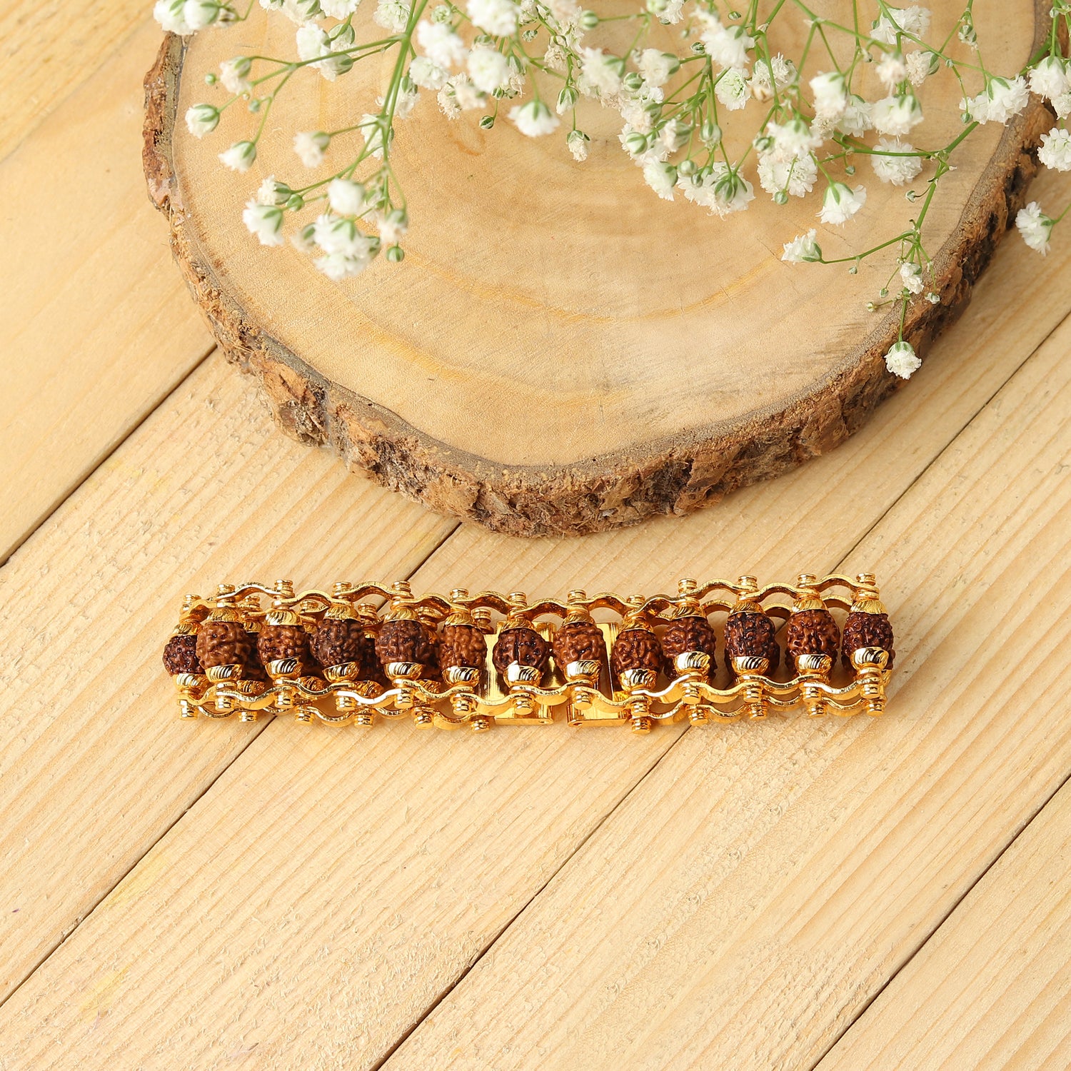 Rudraksha Chain Bracelet