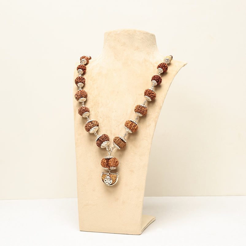 1–14 Mukhi Rudraksha Siddha Mala – Nepal Origin | With Ganesh Mukhi & Gaurishankar