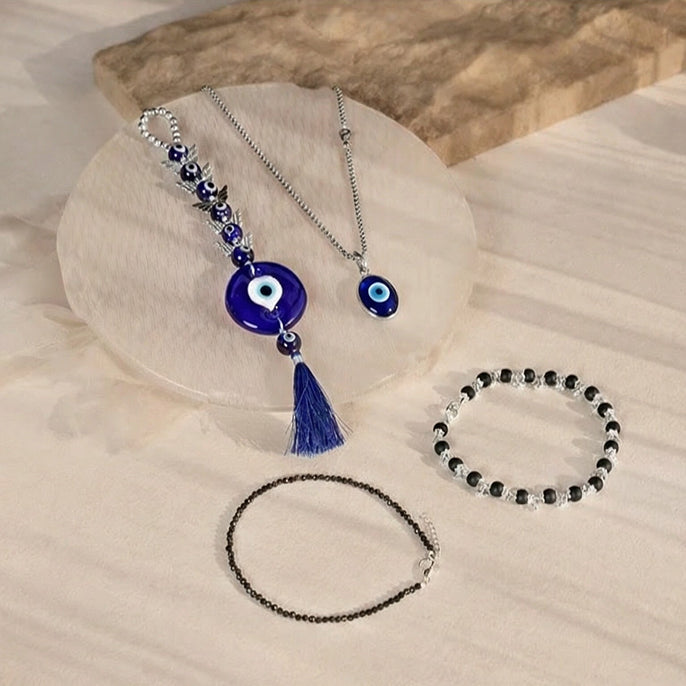 Karungali & Tourmaline Protection Set for Women