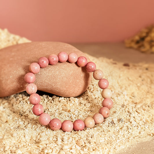 Rhodochrosite Stone Bracelet Creative